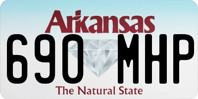 AR license plate 690MHP