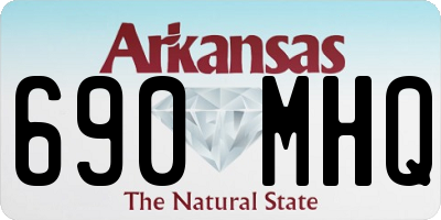 AR license plate 690MHQ