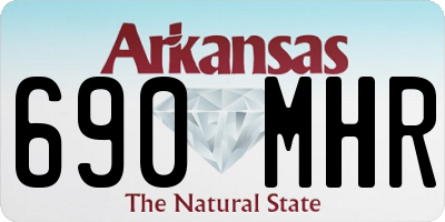 AR license plate 690MHR