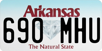 AR license plate 690MHU