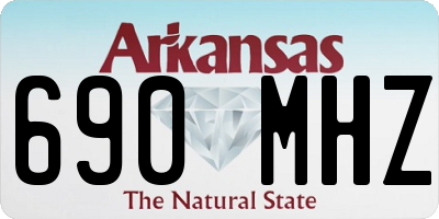 AR license plate 690MHZ