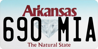 AR license plate 690MIA