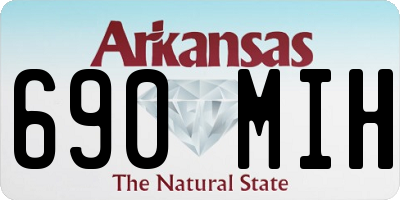 AR license plate 690MIH