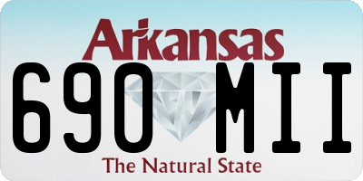 AR license plate 690MII