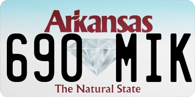 AR license plate 690MIK