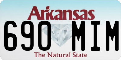 AR license plate 690MIM