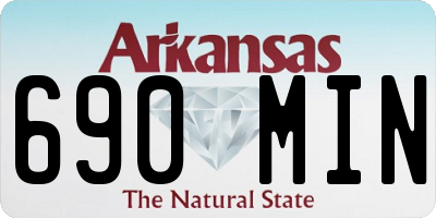 AR license plate 690MIN
