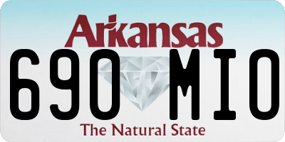 AR license plate 690MIO