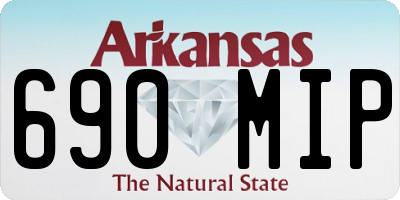 AR license plate 690MIP