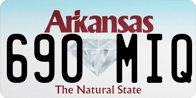 AR license plate 690MIQ