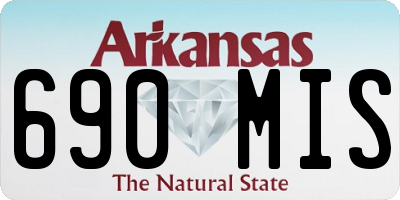 AR license plate 690MIS