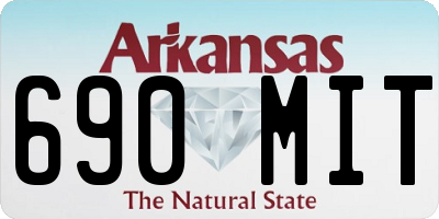 AR license plate 690MIT