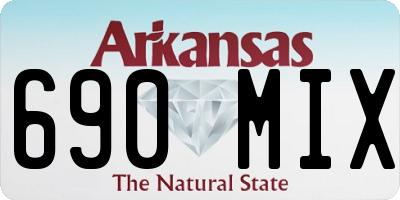 AR license plate 690MIX