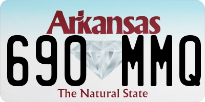 AR license plate 690MMQ