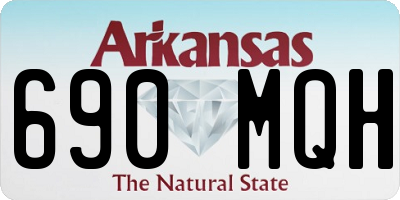 AR license plate 690MQH