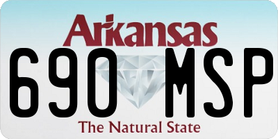AR license plate 690MSP