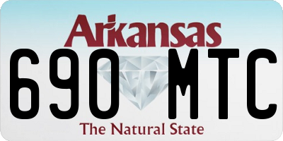AR license plate 690MTC