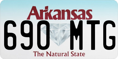 AR license plate 690MTG