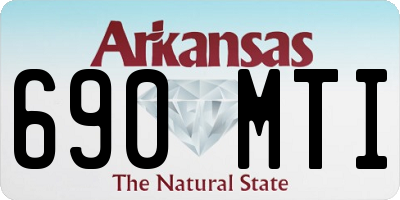 AR license plate 690MTI