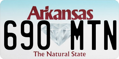 AR license plate 690MTN