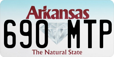 AR license plate 690MTP