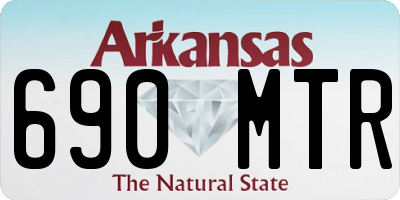 AR license plate 690MTR
