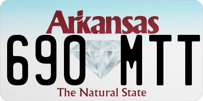 AR license plate 690MTT