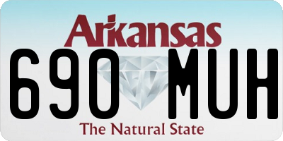 AR license plate 690MUH