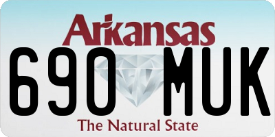 AR license plate 690MUK