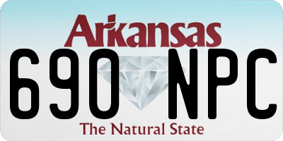 AR license plate 690NPC