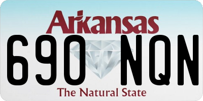 AR license plate 690NQN
