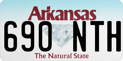 AR license plate 690NTH