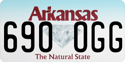 AR license plate 690OGG