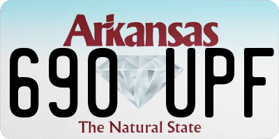 AR license plate 690UPF