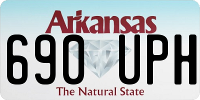 AR license plate 690UPH