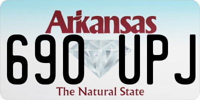 AR license plate 690UPJ