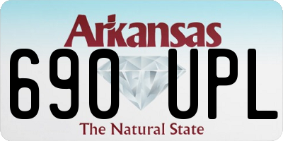 AR license plate 690UPL