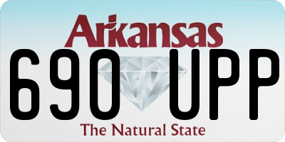 AR license plate 690UPP