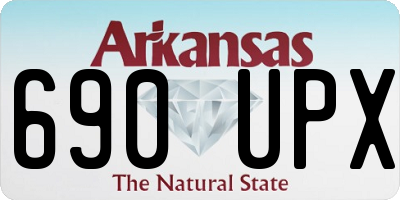 AR license plate 690UPX