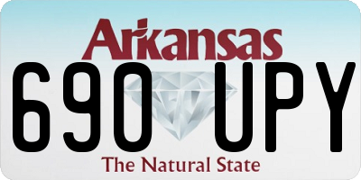 AR license plate 690UPY