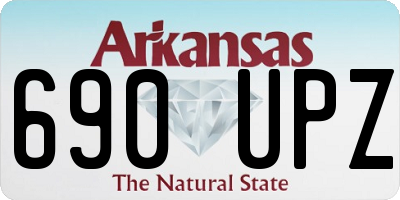 AR license plate 690UPZ