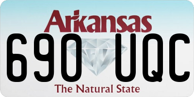 AR license plate 690UQC