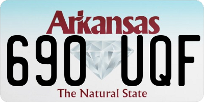 AR license plate 690UQF