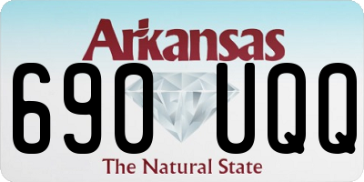 AR license plate 690UQQ