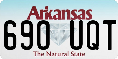 AR license plate 690UQT