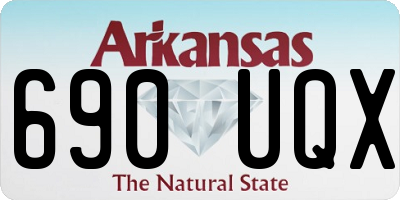 AR license plate 690UQX