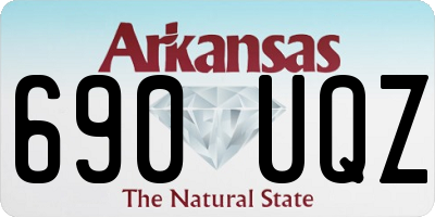AR license plate 690UQZ