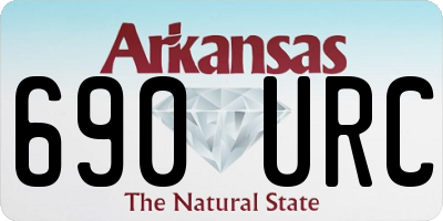AR license plate 690URC
