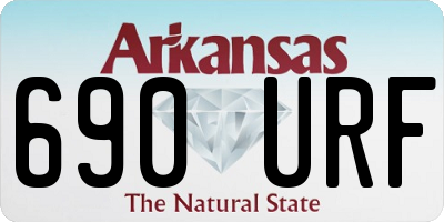 AR license plate 690URF