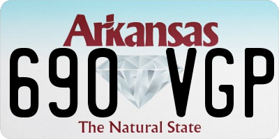 AR license plate 690VGP